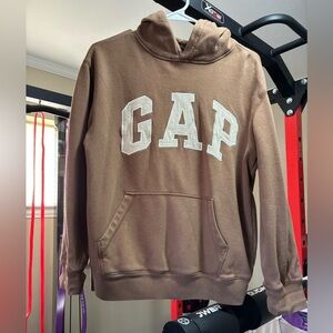 GAP Kids Tan Brown Fleece Hoodie